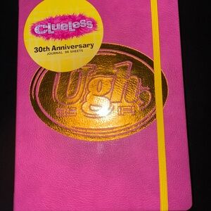Clueless 30th Anniversary Pink Journal, NEW